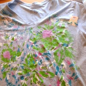 Just My Size, Pastels, Women's 2xl Top w NEW EARRINGS & FREE THANK YOU GIFT